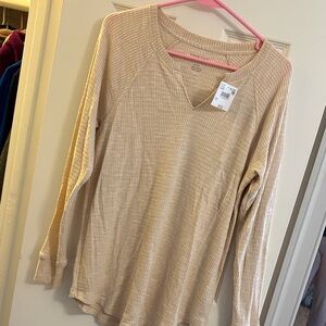 American Eagle Beige Knit Top